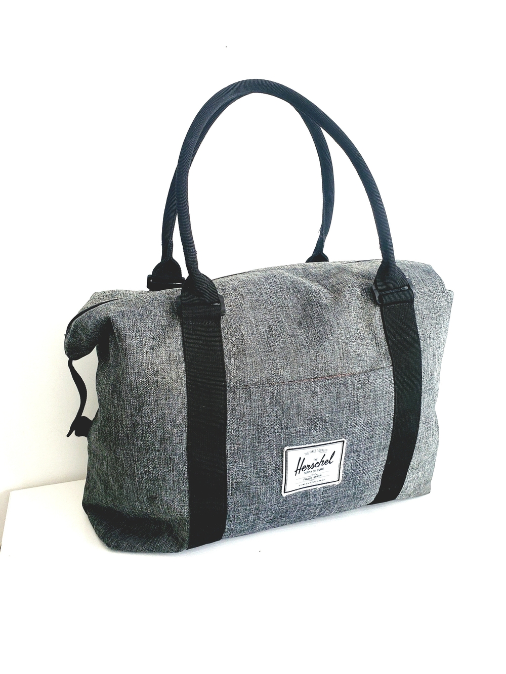 Herschel Supply Company Grey Tote with Black Handles